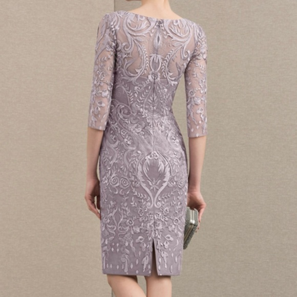 JJ's House Sheath Scoop Neck Lace Mother of the Bride Dress | Size 20W - Picture 3 of 9